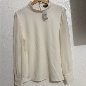 Ann Taylor Cream Blouse